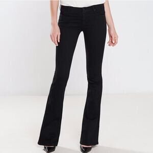 Mother Cruiser Black Flare Jeans Black Wash Bootcut Flare Size 26
